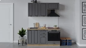 Кухонный гарнитур «Лина» длиной 160 см со шкафом НБ